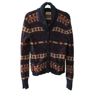 Denim & Supply Ralph Lauren Navy and Red Cardigan